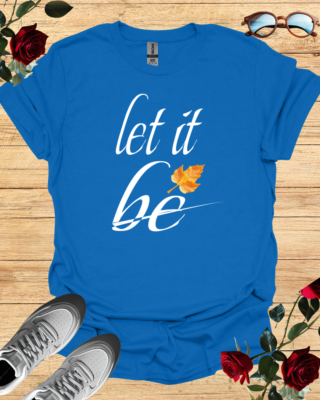 Let It Be Relaxed Fit T-Shirt – Long & Short Sleeve Options Printify