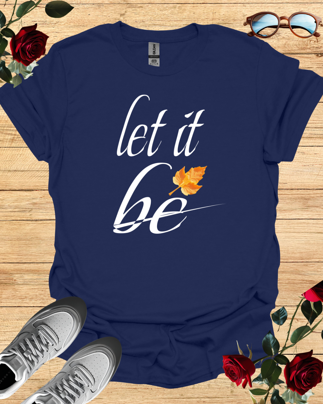 Let It Be Relaxed Fit T-Shirt – Long & Short Sleeve Options Printify