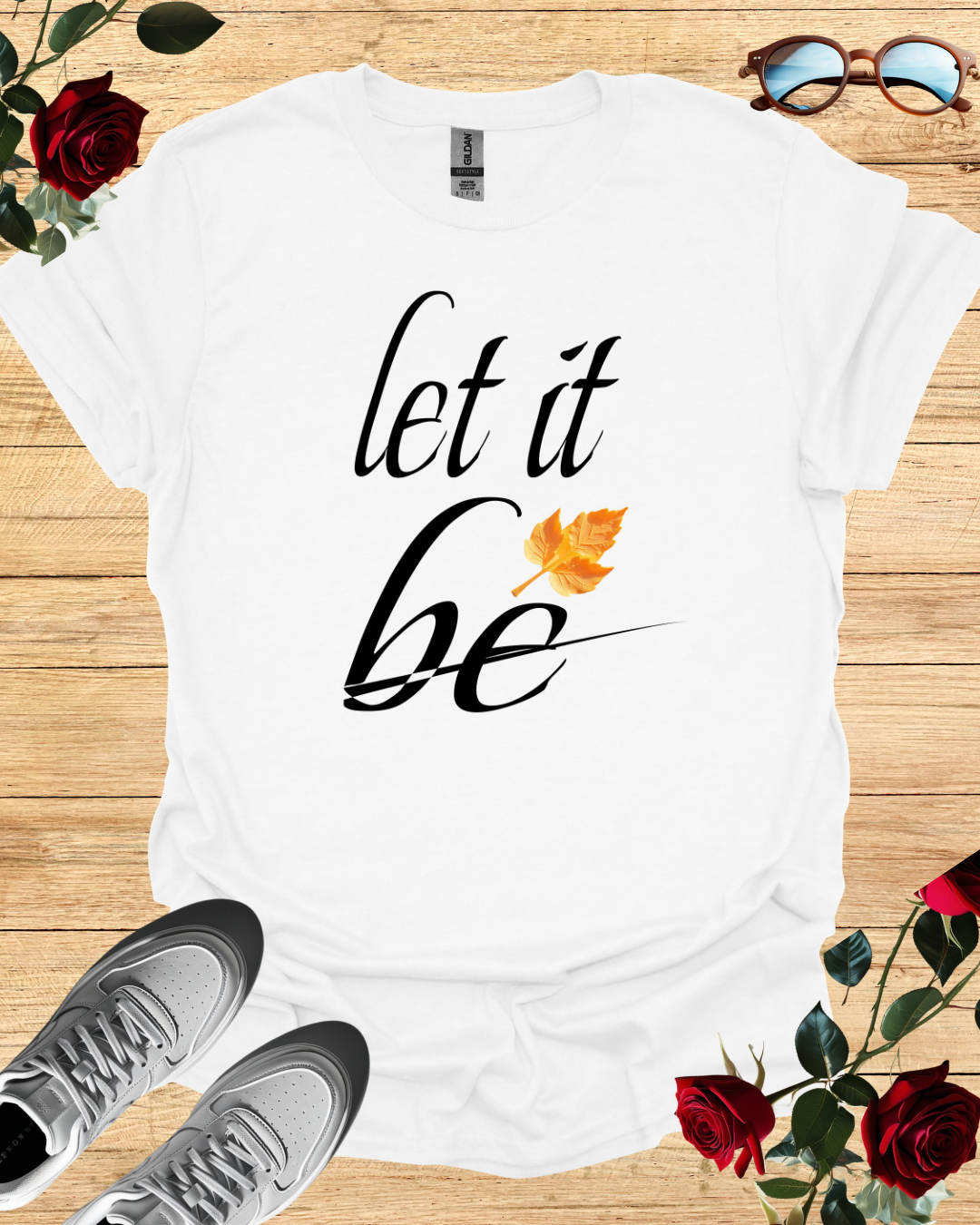 Let It Be Relaxed Fit T-Shirt – Long & Short Sleeve Options Printify