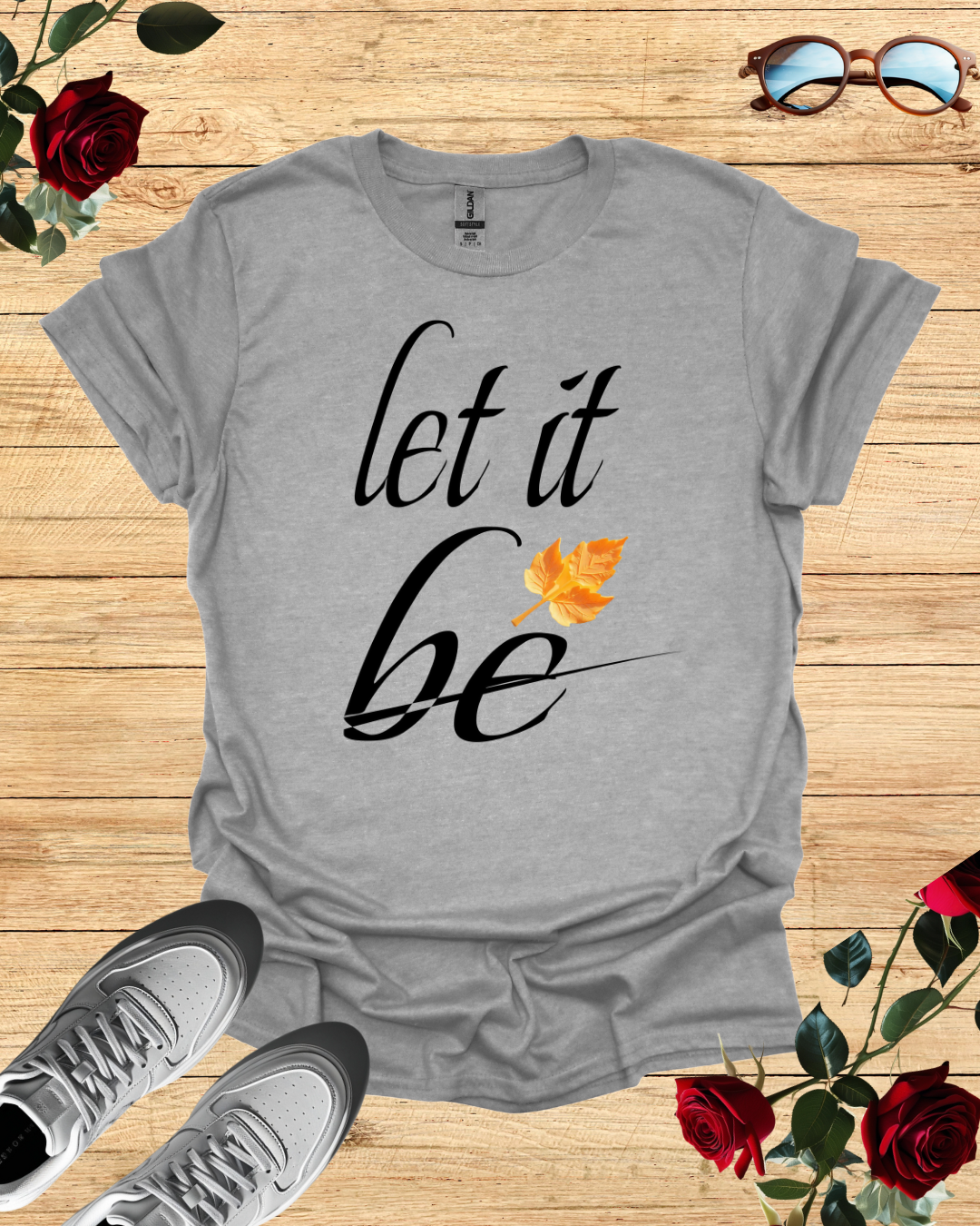 Let It Be Relaxed Fit T-Shirt – Long & Short Sleeve Options Printify