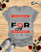 Open Mind for a Different View Minimalist T-Shirt Printify