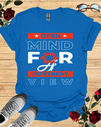 Open Mind for a Different View Minimalist T-Shirt Printify