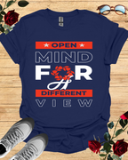 Open Mind for a Different View Minimalist T-Shirt Printify