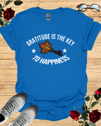 Gratitude Is the Key to Happiness T-Shirt – Long & Short Sleeve Printify