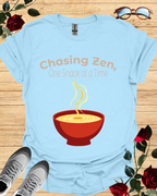 Chasing Zen One Snack at a Time – Relaxed T-Shirt in Long & Short Sleeve Styles Printify