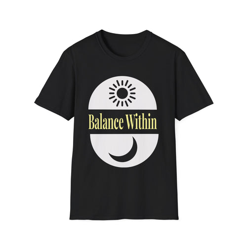 balance within minimalist t-shirt for inner peace – wellness-inspired daily wear