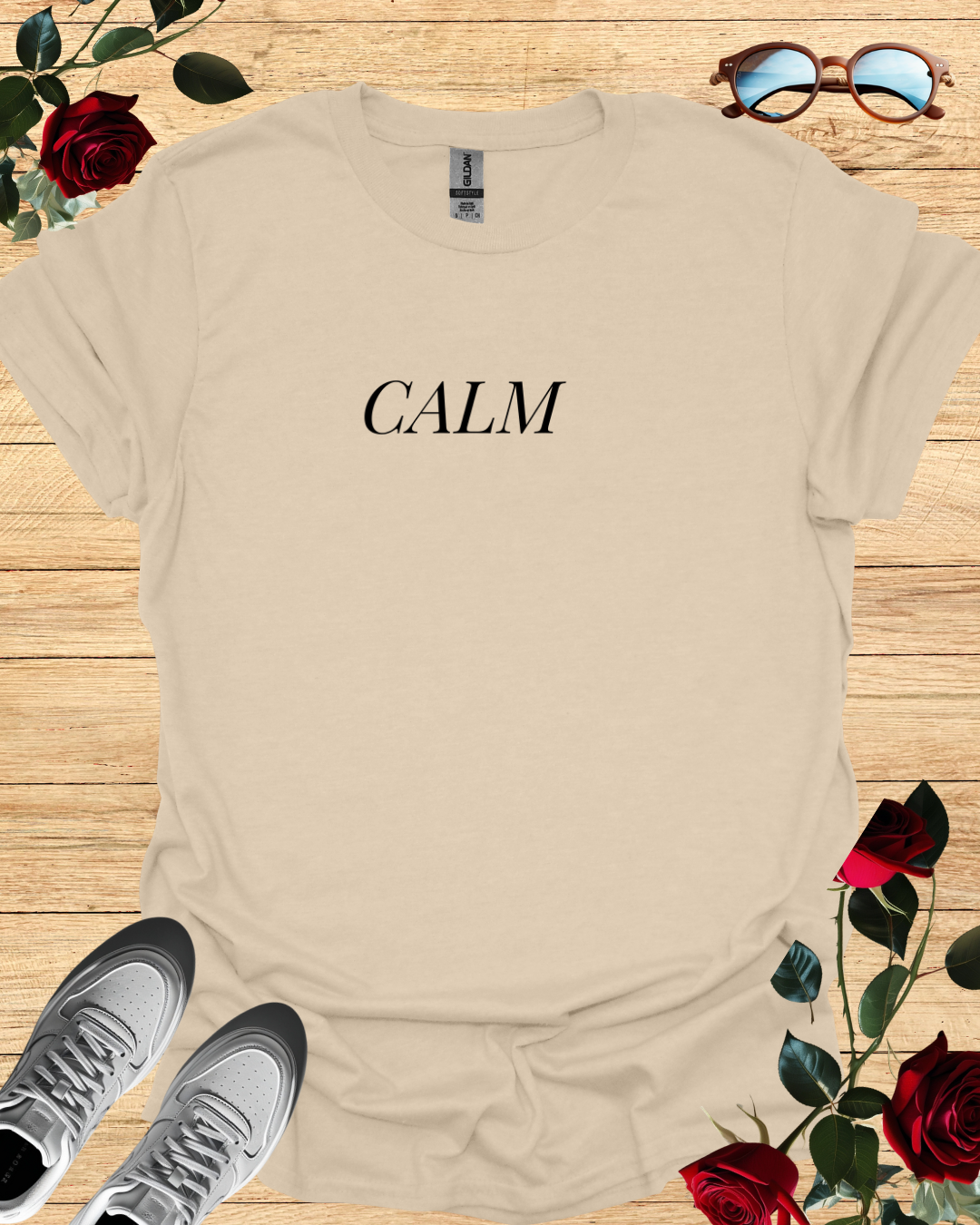 Calm – Soothing T-Shirt in Long & Short Sleeve Styles Printify