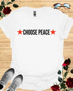 Choose Peace – Calm T-Shirt in Long & Short Sleeve Styles Printify