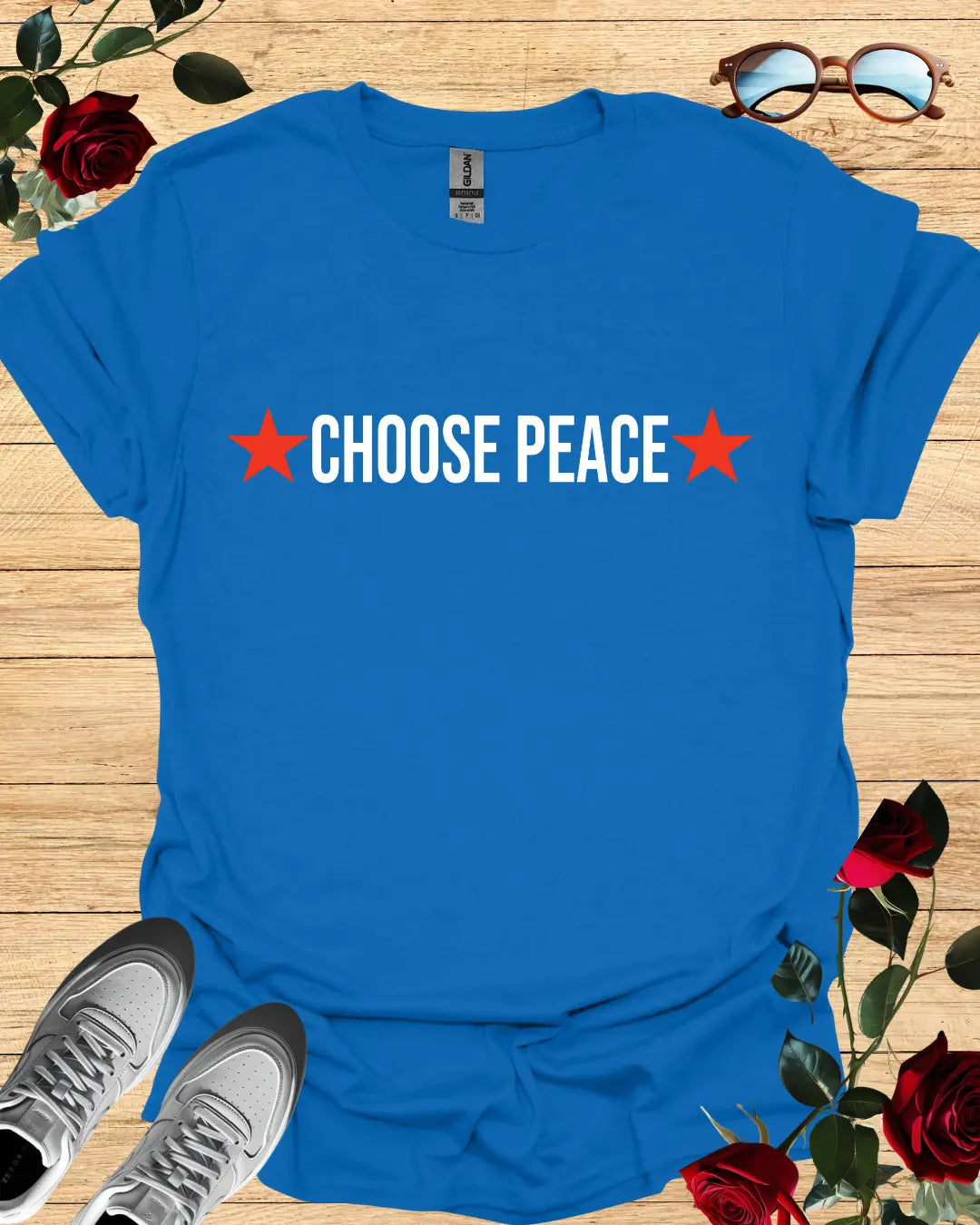 Choose Peace – Calm T-Shirt in Long & Short Sleeve Styles Printify