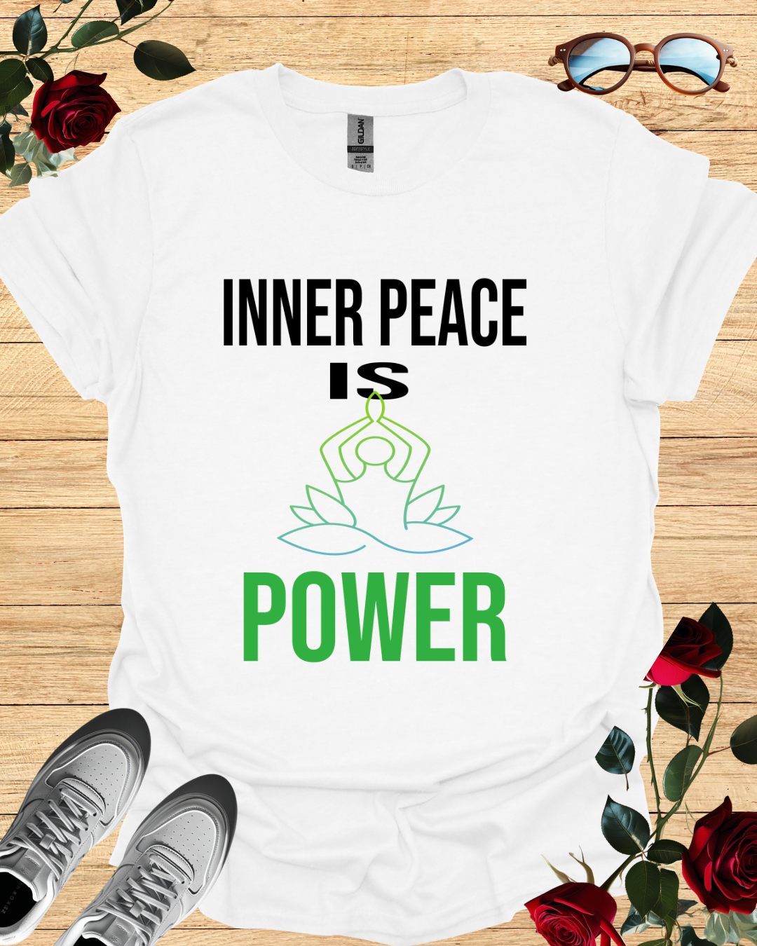 Inner Peace is Power – Minimalist Mindset T-Shirt Printify