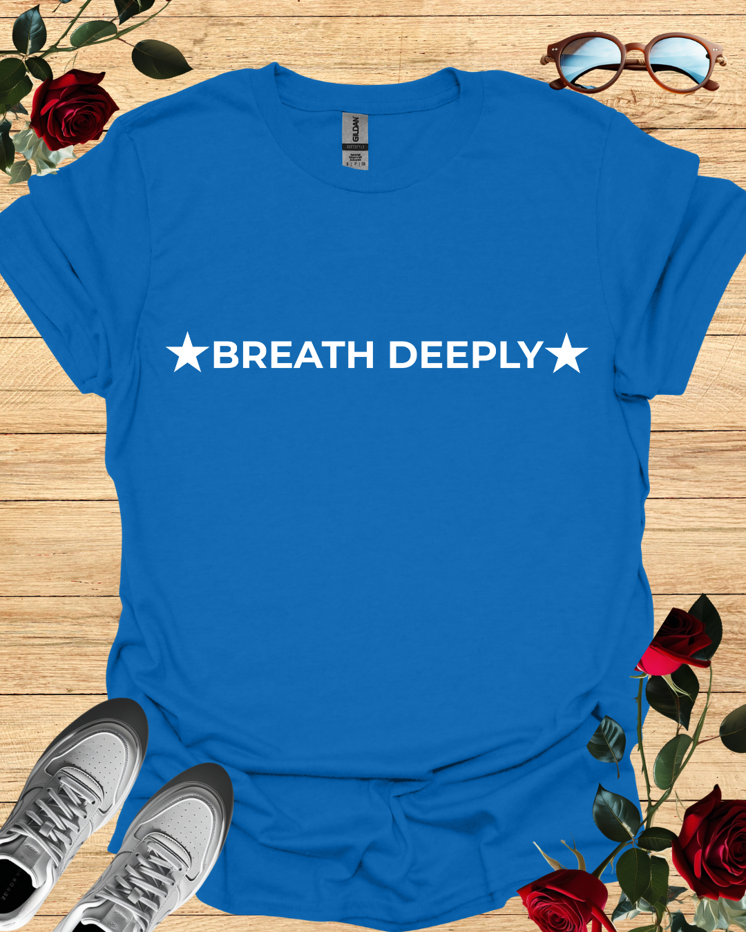 Breath Deeply – Relaxing T-Shirt in Long & Short Sleeve Styles Printify