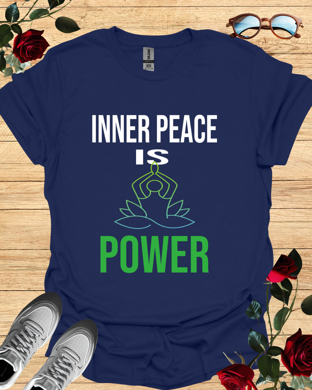 Inner Peace is Power – Minimalist Mindset T-Shirt Printify