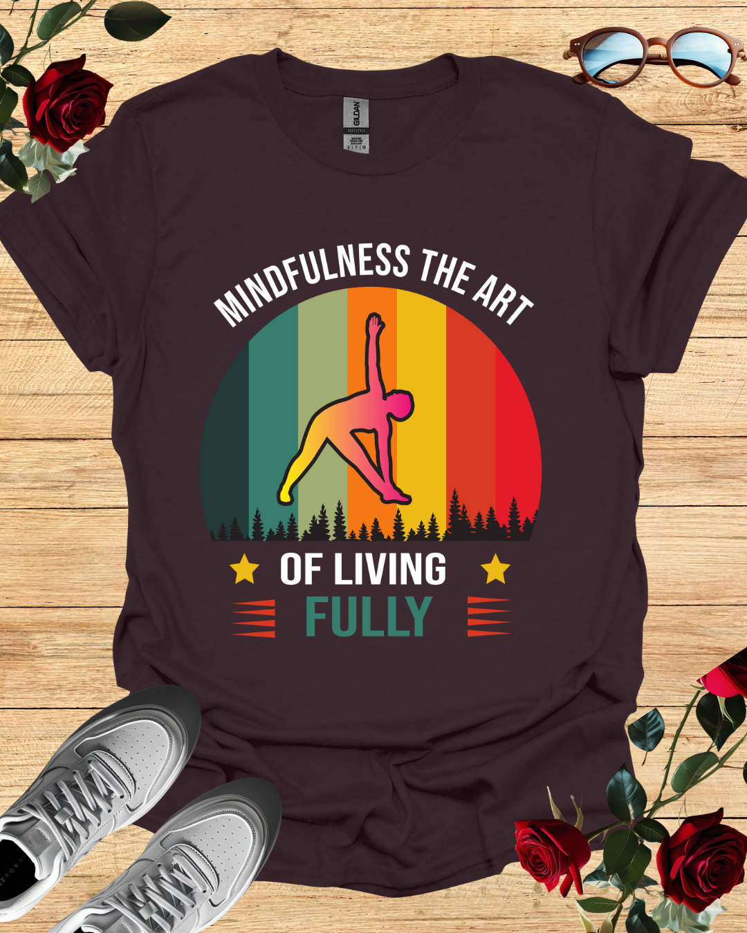 Mindfulness – The Art of Living Fully T-Shirt Printify