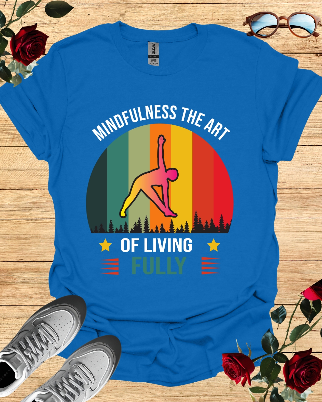 Mindfulness – The Art of Living Fully T-Shirt Printify