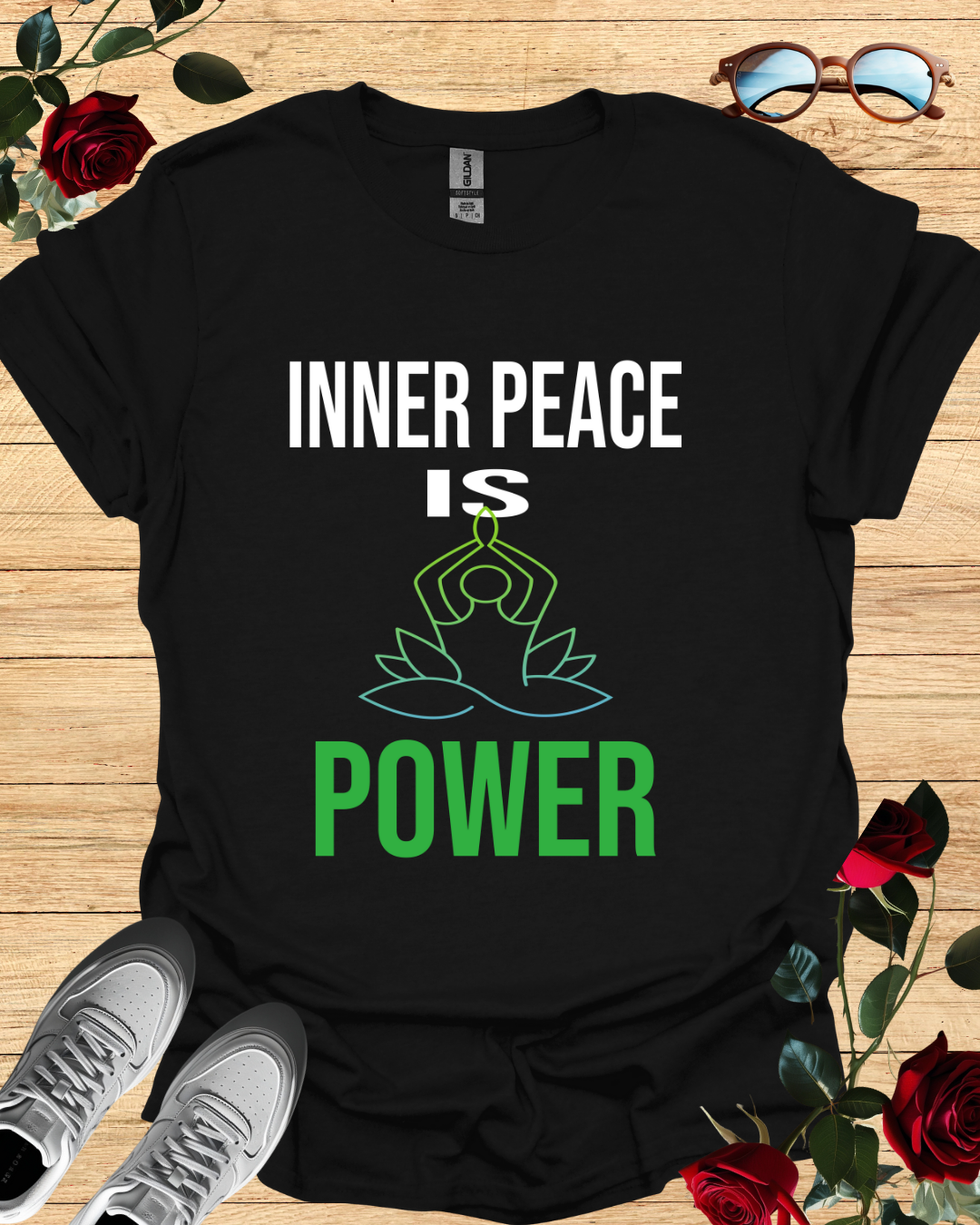 Inner Peace is Power – Minimalist Mindset T-Shirt Printify