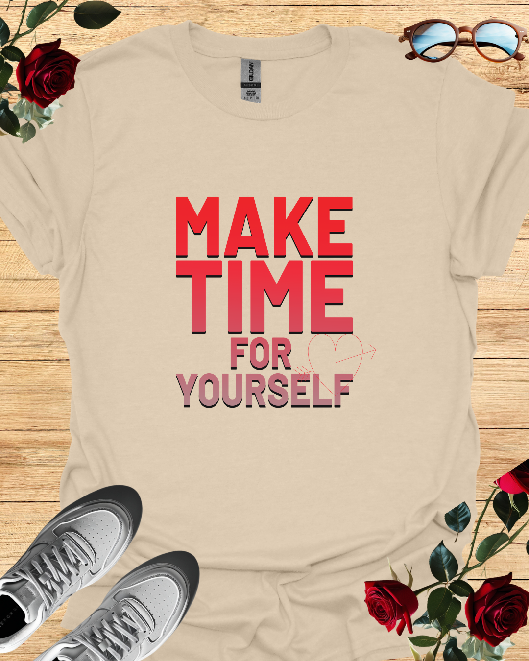 Less Hustle More Harmony | Relaxed Fit Short & Long Sleeve T-Shirt Printify