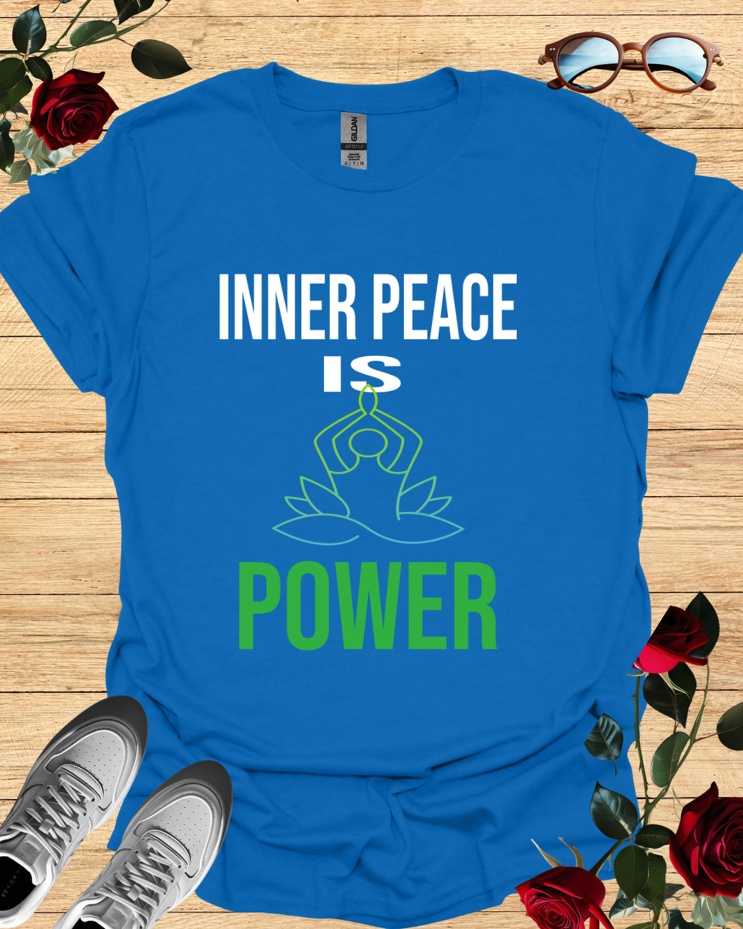 Inner Peace is Power – Minimalist Mindset T-Shirt Printify