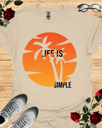 Life Is Simple – Minimalist Mindset Tee Printify