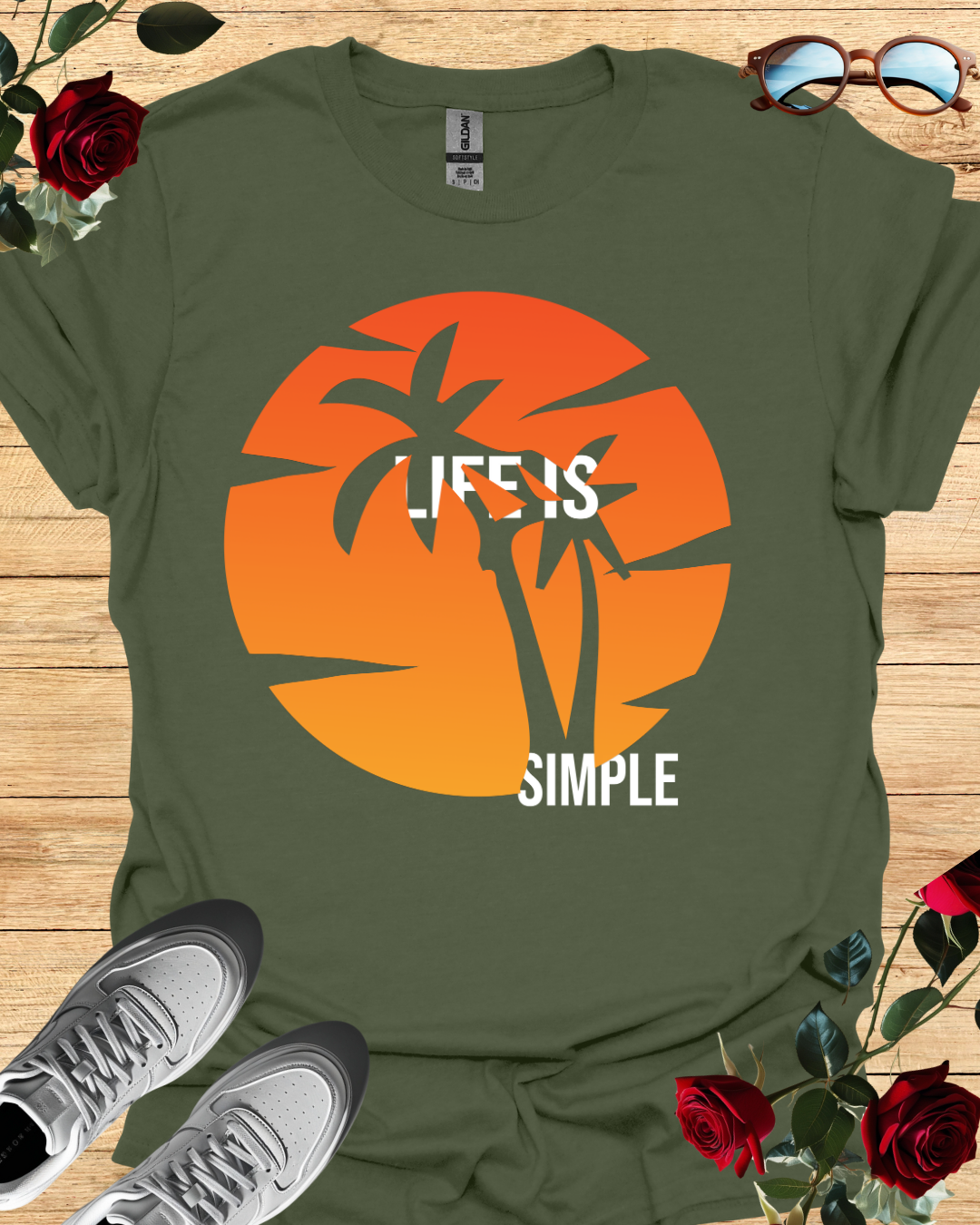 Life Is Simple – Minimalist Mindset Tee Printify