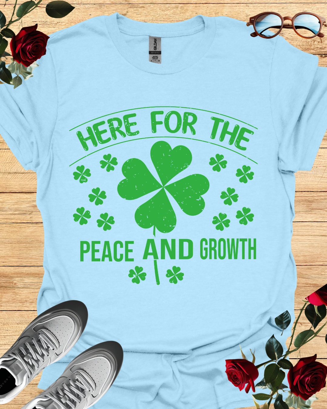Peace & Growth – Intentional Living Tee Printify