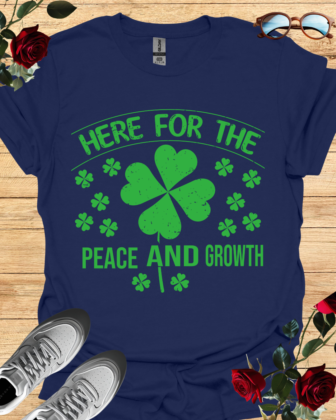 Peace & Growth – Intentional Living Tee Printify