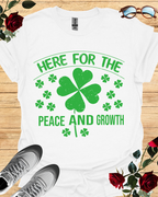 Peace & Growth – Intentional Living Tee Printify