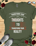 Transform Your Thoughts – Manifestation T-Shirt Printify