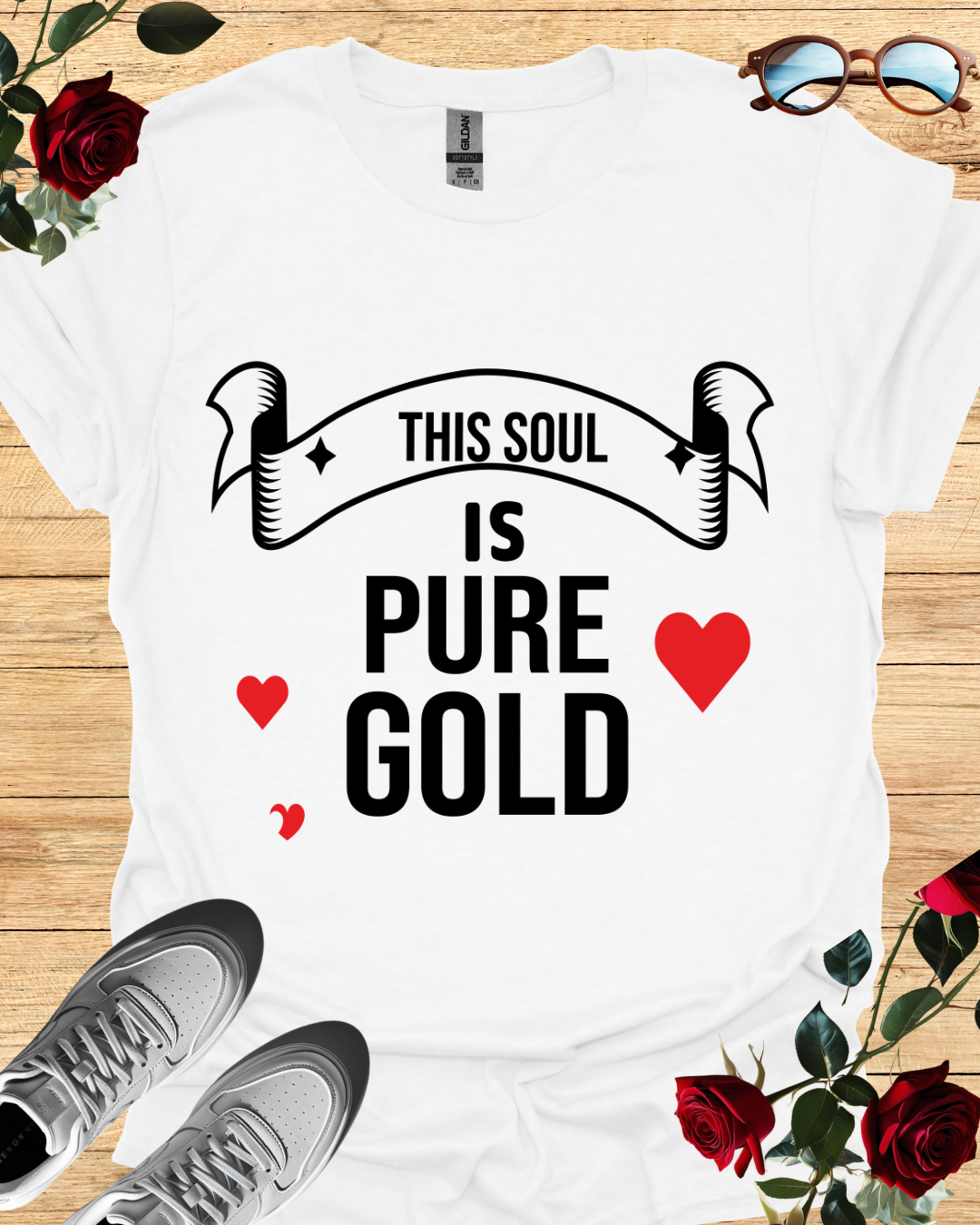 This Soul Is Pure Gold – Inner Light Tee Printify