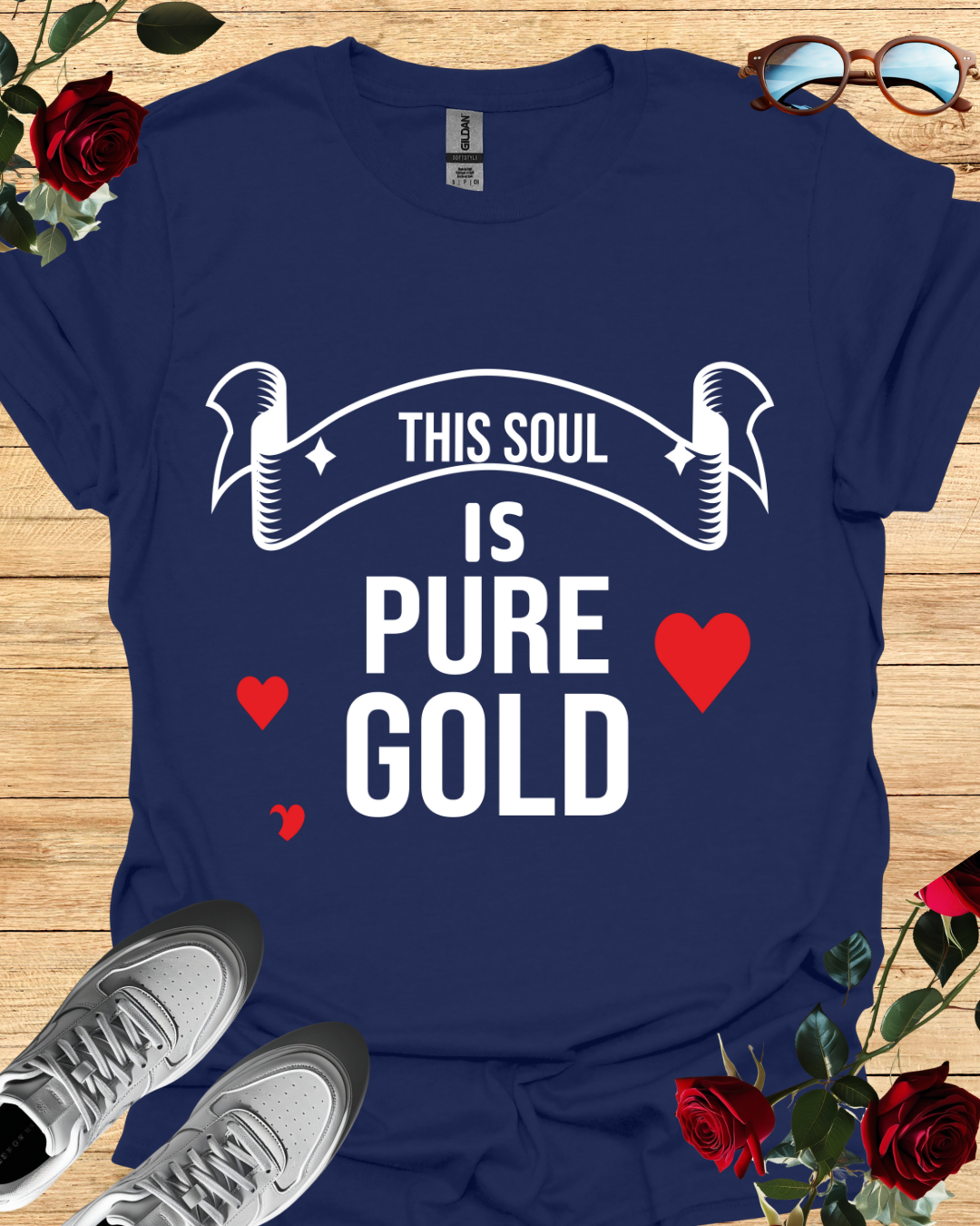 This Soul Is Pure Gold – Inner Light Tee Printify