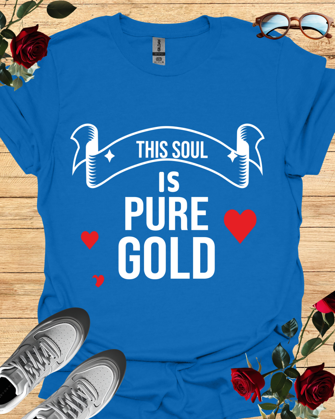 This Soul Is Pure Gold – Inner Light Tee Printify