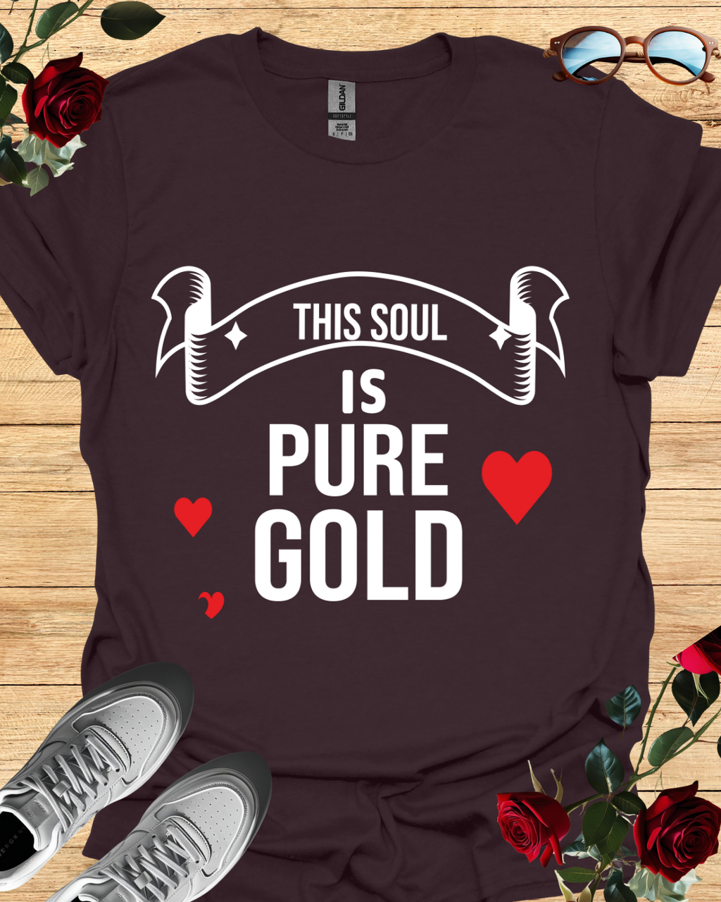 This Soul Is Pure Gold – Inner Light Tee Printify
