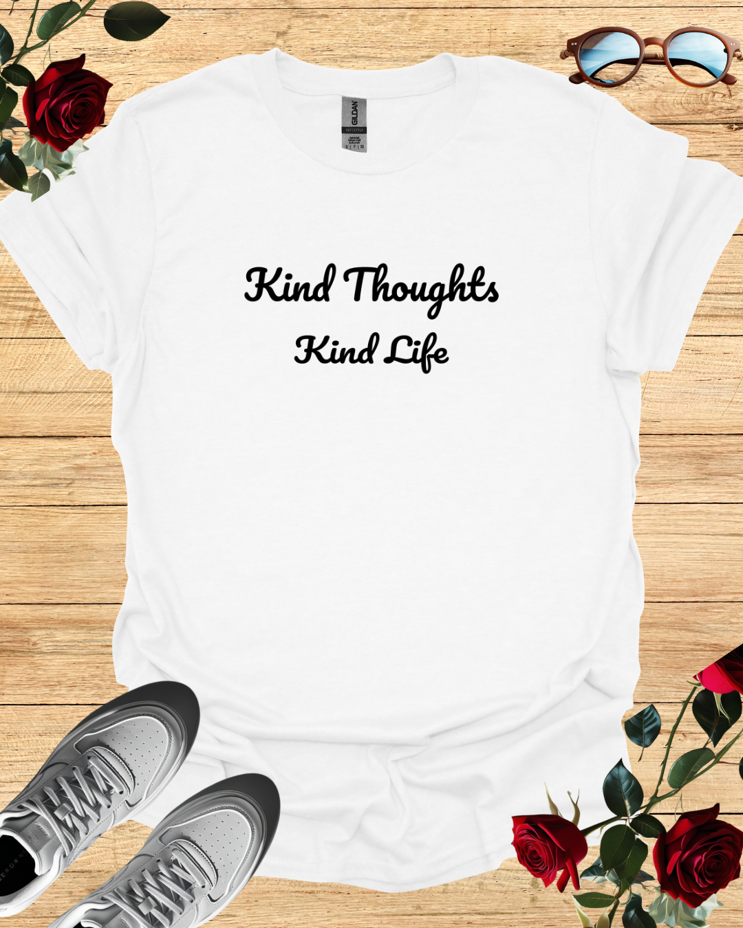 Kind Thoughts – Kind Life Organic Cotton T-Shirt Printify