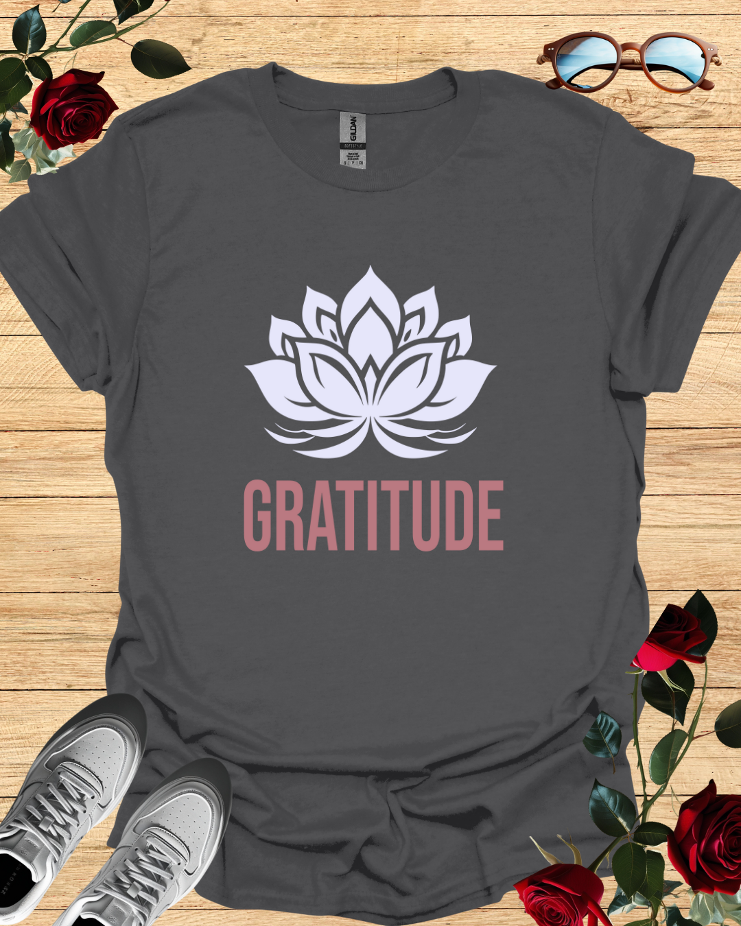 Gratitude – Minimalist Positive Mindset T-Shirt Printify