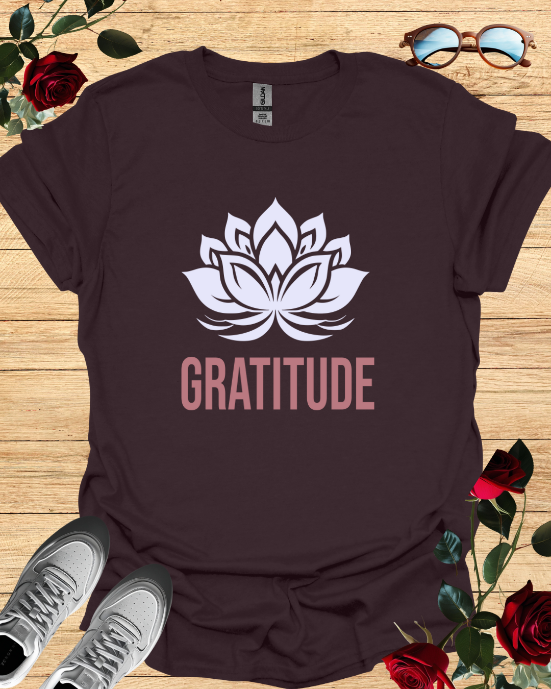 Gratitude – Minimalist Positive Mindset T-Shirt Printify