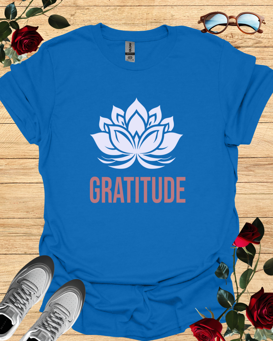 Gratitude – Minimalist Positive Mindset T-Shirt Printify