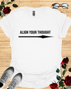 Clear Mind, Full Heart – Minimalist Motivational T-Shirt Printify