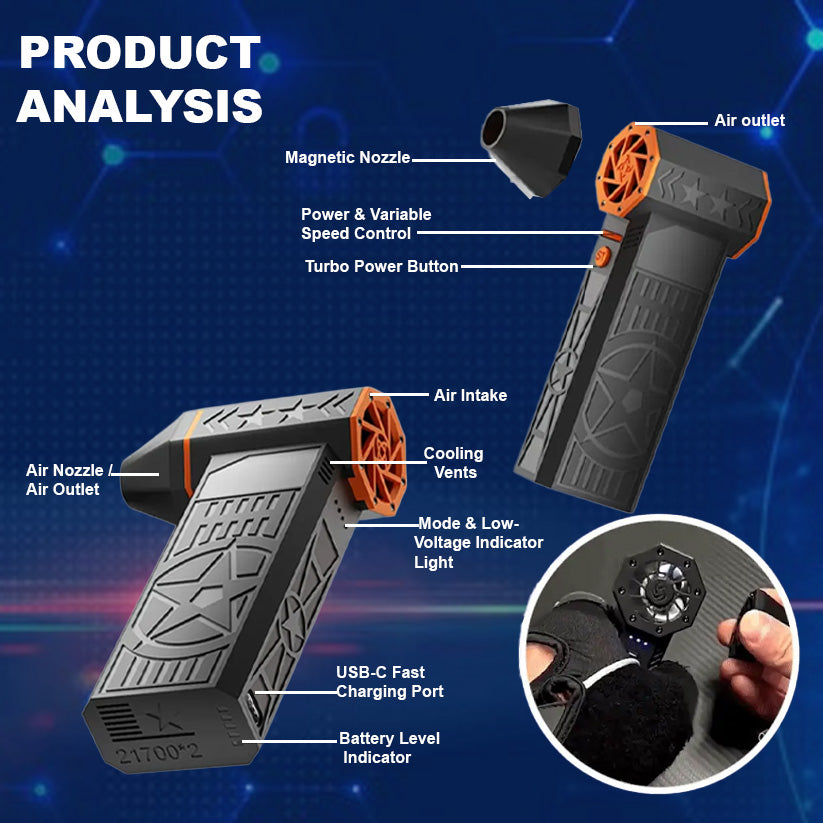 💥Upgrade SUPTRUCK™ FROSTBLAZER 5000W Thermal Snow Blower