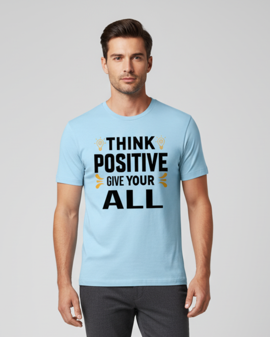Think Positive, Motivational Mindset T-Shirt