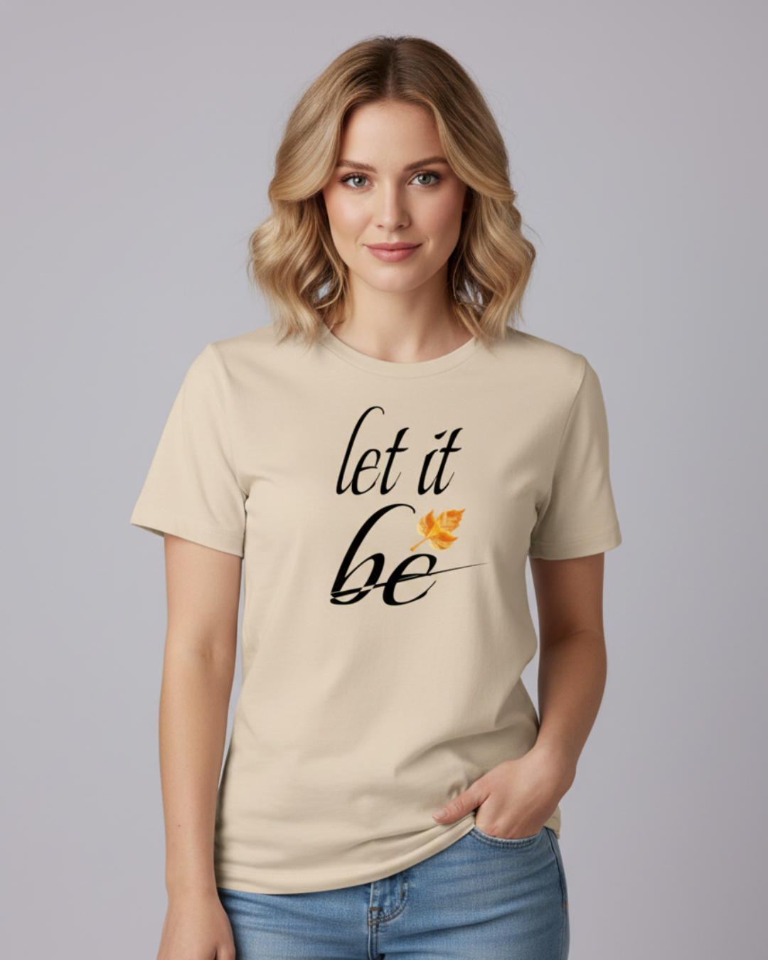 Let It Be Relaxed Fit T-Shirt – Long & Short Sleeve Options