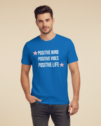 Positive Vibes Graphic Long & Short Sleeve T-Shirt for Mindful Living