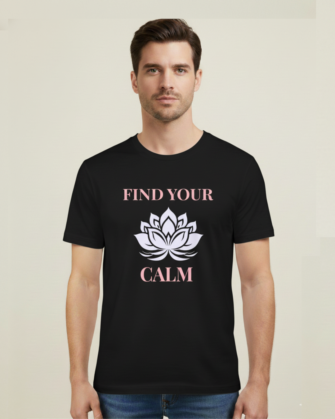 Find Your Calm – Minimalist Mindfulness T-Shirt
