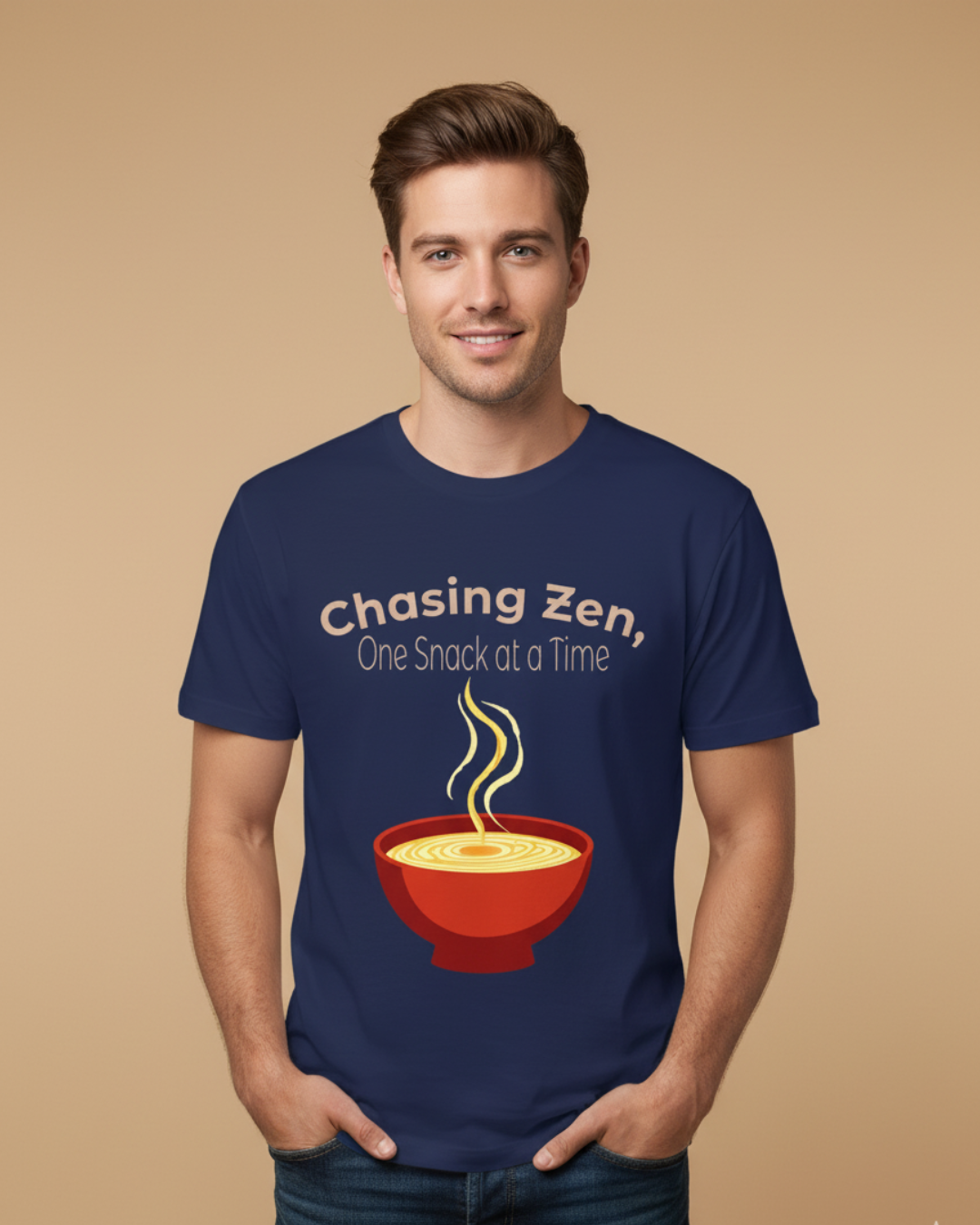 Chasing Zen One Snack at a Time – Relaxed T-Shirt in Long & Short Sleeve Styles