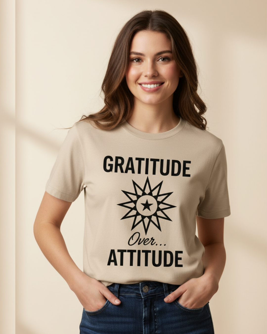 Gratitude Over Attitude – Motivational Shirt & T-Shirt for Daily Inspiration