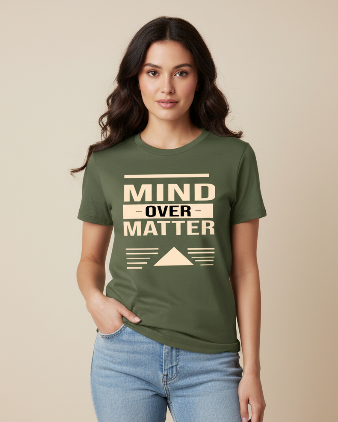 Mind Over Matter Motivational T-Shirt – Long & Short Sleeve