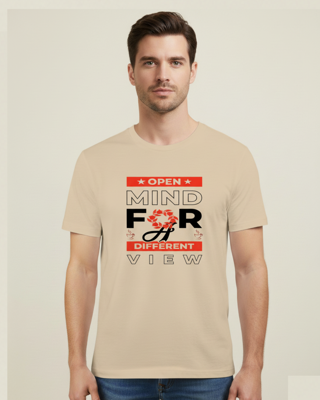 Open Mind for a Different View Minimalist T-Shirt