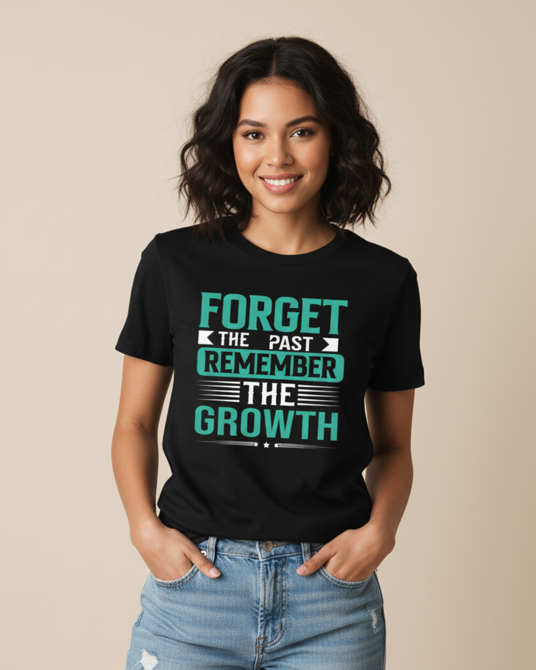 Forget the Past, Remember the Growth – Healing Mindset Tee