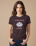 Find Your Calm – Minimalist Mindfulness T-Shirt