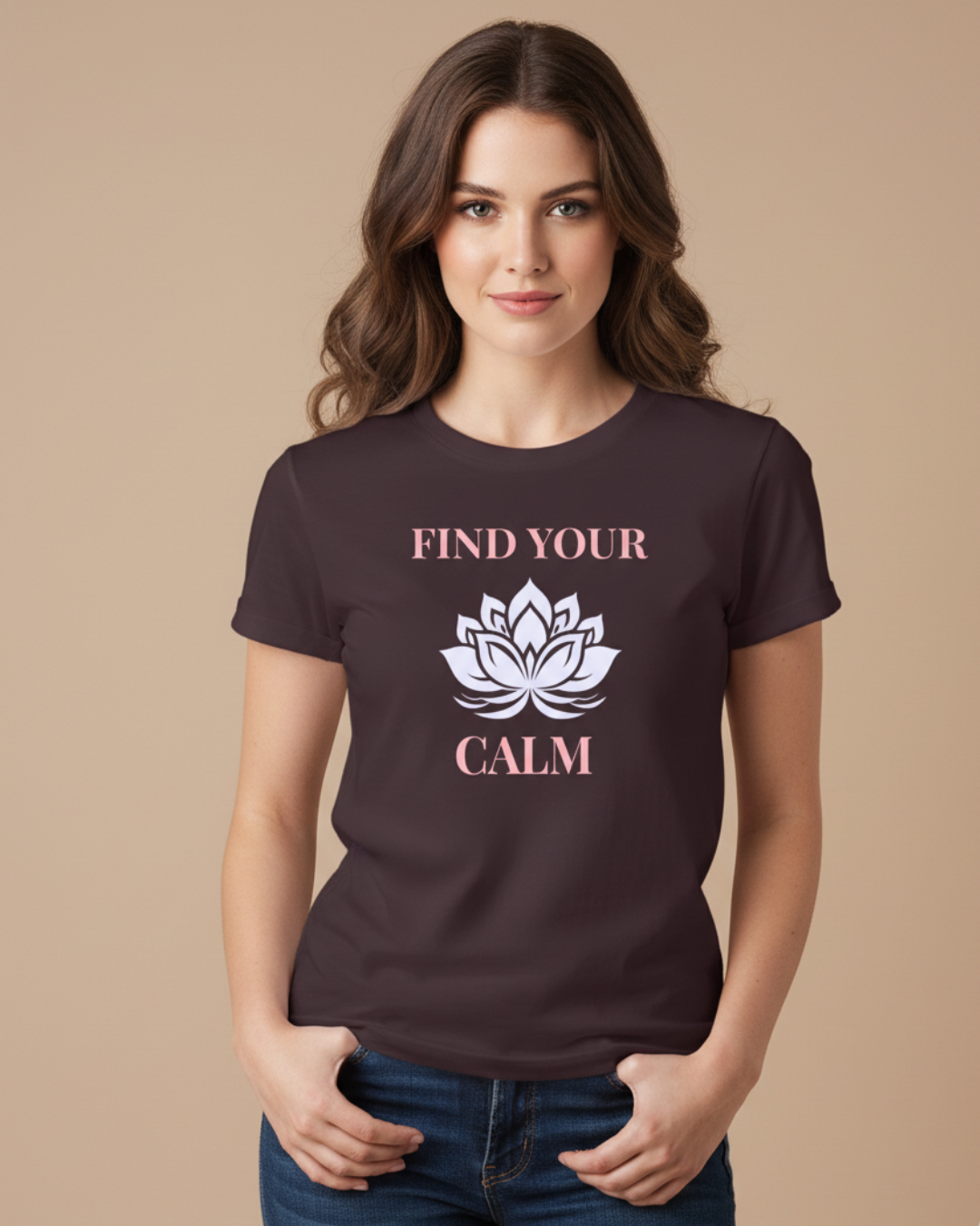 Find Your Calm – Minimalist Mindfulness T-Shirt