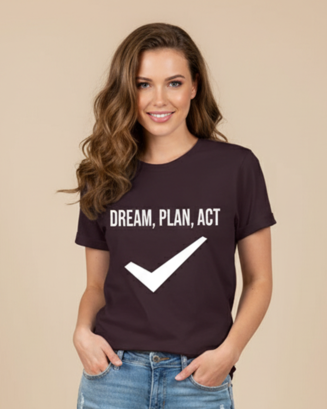 Dream, Plan, Act – Motivational Shirt & T-Shirt for Achievers