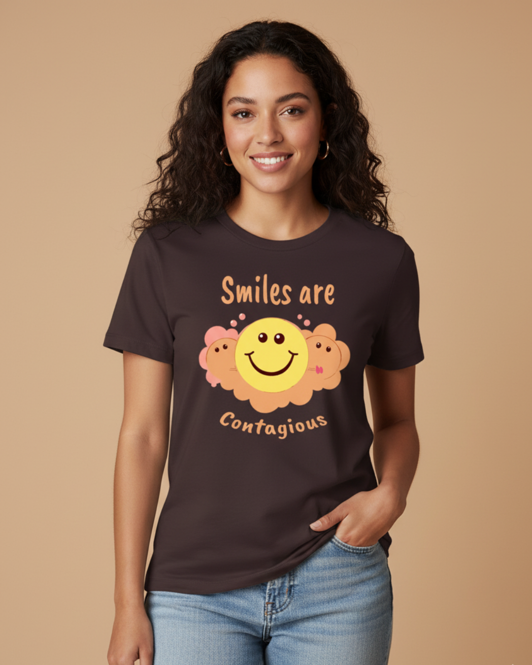 mile Are Contagious – Uplifting T-Shirt in Long & Short Sleeve Styles